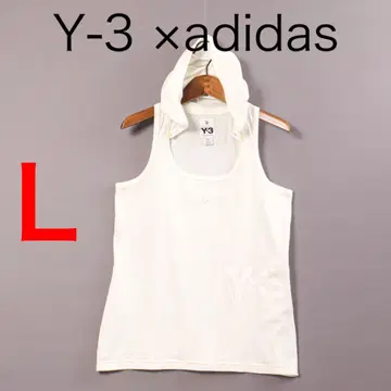 H2466 와이쓰리 아디다스 후드 부착 탱크탑 후드 탈부착 가능