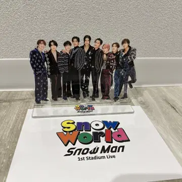 Snow World 굿즈 SnowMan 전원 집합 아크릴 스탠드