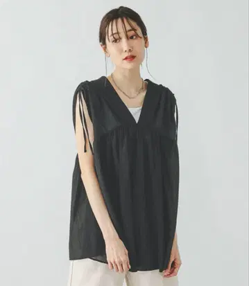 에어리 릴랙스 개더 블라우스