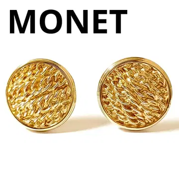 MONET 모네 vintage 빈티지 귀찌 골드 서클