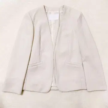 Ballsey 보르지 드라이 더블 크로스 노카라 자켓 버튼리스