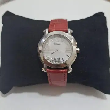 Chopard 쇼파드 해피 스포츠 손목시계 빨간색 가죽