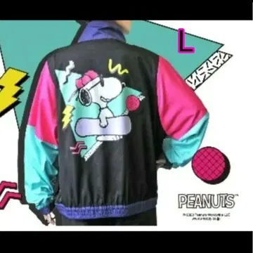 스누피 PEANUTS 70주년 자켓 L 윈드 브레이커 미사용 새상품2