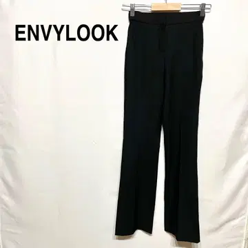 ENVYLOOK 슬랙스 스트레이트 타입 센터 프레스 포켓
