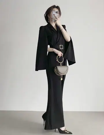 블랙 자켓 스타일 올인원