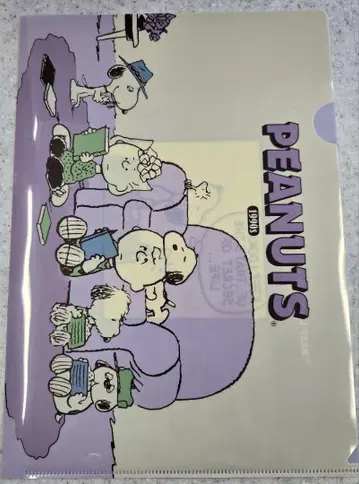 PEANUTS 클리어 파일 6장 세트
