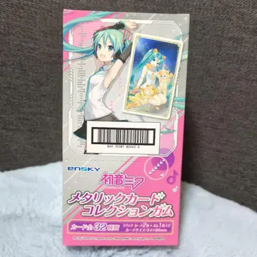 하츠네 미쿠 메탈릭 카드 컬렉션 껌 박스 판매