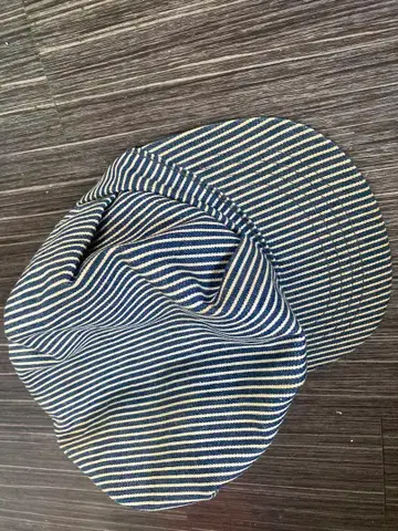 80s 빈티지 스트라이프 워크캡