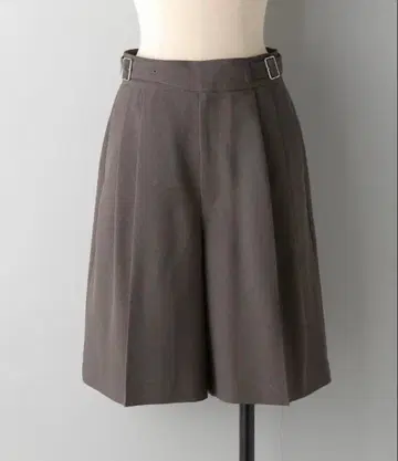 apart by 그레이 하프 팬츠 허리 벨트 포함