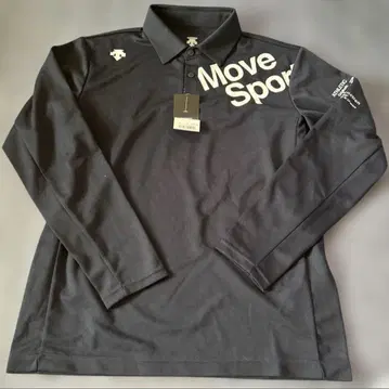 Move Sport 블랙 데상트 무브스포츠 긴팔 피케 셔츠