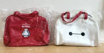 디즈니 베이맥스 보스턴 백 화이트 (화이트) 레드 (빨간색) 2세트