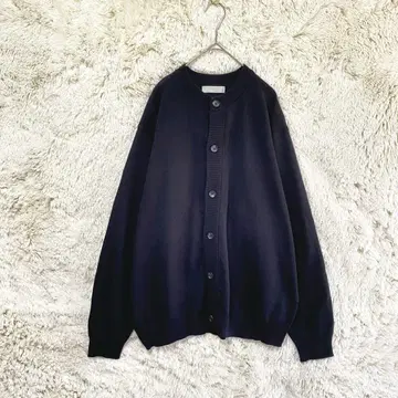 택 포함 새상품 센스 오브 플레이스/크루넥 가디건/M/남성용 블랙