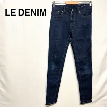 LE DENIM 스키니 데님 청바지 레귤러 기장 포켓