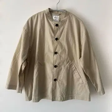 N.L 노카라 자켓 베이지