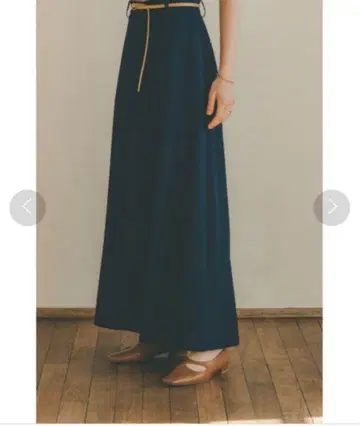 clane GEORGETTE LOOSE WIDE PANTS