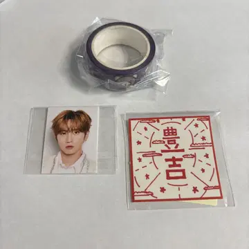 INI XQUARE 캡슐 토이 허봉범 ID 사진 마스킹 테이프 스티커