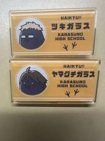 하이큐!! 명찰 클립 캔 배지 세트