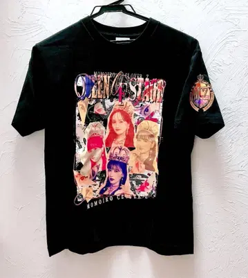 모모클로 QUEEN OF STAGE 블랙 T셔츠 S사이즈