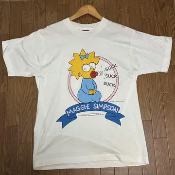 90년대 THE SIMPSONS 심슨 T셔츠 USA제 남성용 L