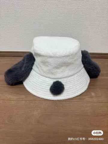 유니버설 스누피 화이트 버킷햇