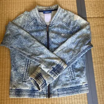 adidas 데님 자켓 케미컬 워시