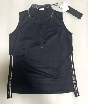 MARK&LONA 슬리브리스 피케 셔츠 마크&로나 미사용 새상품