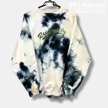90s USA 구제 의류 Hanes 타이다이 스웨트 셔츠 ME14-170