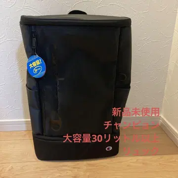 챔피언 백팩 PC 수납 포켓 포함 대용량 블랙