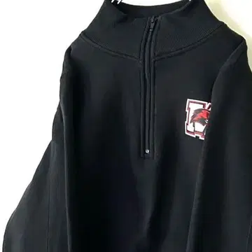 pennant 버드 하프 지퍼 트레이닝 맨투맨 L 블랙 구제 의류