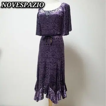 새상품급 NOVESPAZIO 노베스파지오 원피스 벨로아 사이즈 38