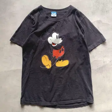 미키 티셔츠 빈티지 구제 의류 디즈니 반팔 Disney