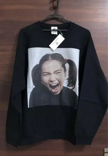 미사용 택 포함 비요크 Bjork 맨투맨 M 블랙 트레이닝복