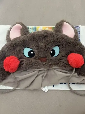 고양이 귀 디자인 플리스 모자