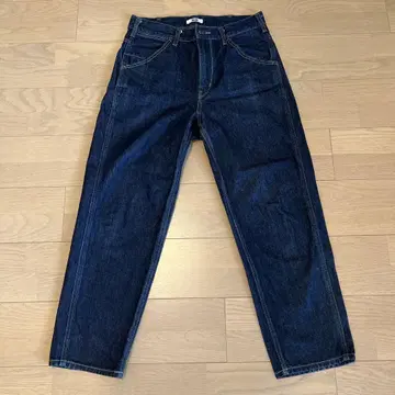 UNIQLO U 와이드 핏 테이퍼드 청바지 다크 네이비 30(76cm)