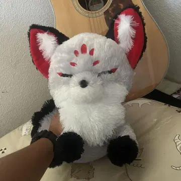 화이트 블랙 여우, 복슬복슬 봉제 인형