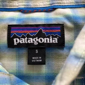patagonia 체크 무늬 긴팔 셔츠 S