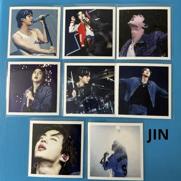 BTS JIN 양면 정사각형 사진 8장 세트 3