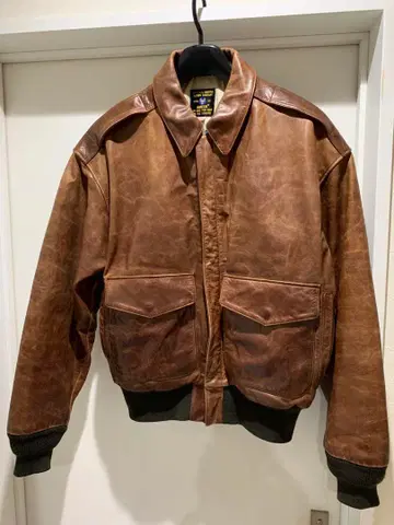 AMECO 플라이트 자켓 A2 가죽 자켓