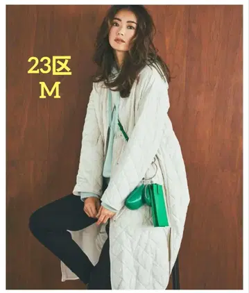 23구 다이아 퀼팅 코트 38 컨디션 최상