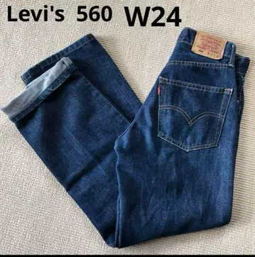 레어 LEVIS 리바이스 560 루즈핏 데님 청바지 와이드 W24