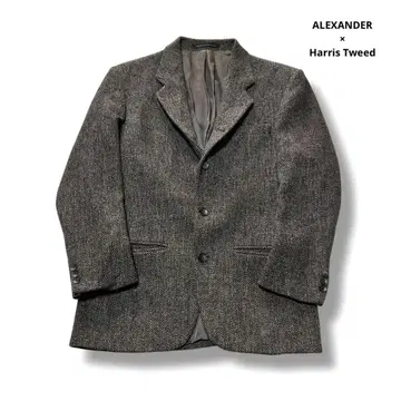 ALEXANDER x Harris Tweed 트위드 자켓 영국제