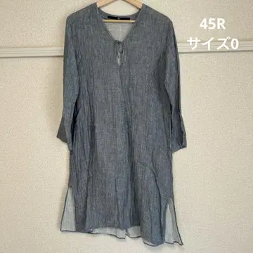 45R 사이즈 0 코튼 원피스 슬릿