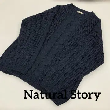 [ Natural Story ] 니트 스웨터 네이비 M 2380