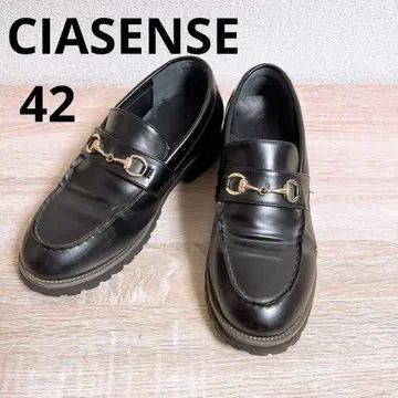 CIASENSE 하이 밑창 드레스 금 비트 로퍼