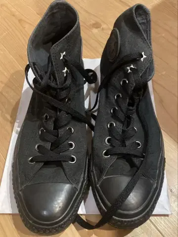 Converse ALLSTAR 올블랙 S-STUDS HI 26cm