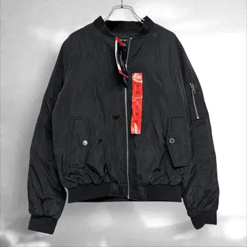 미사용품 프렌치 커넥션 블랙 MA-1 플라이트 자켓 M