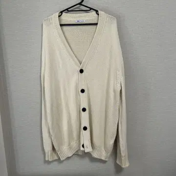 ZARA 아이보리 니트 가디건 긴팔