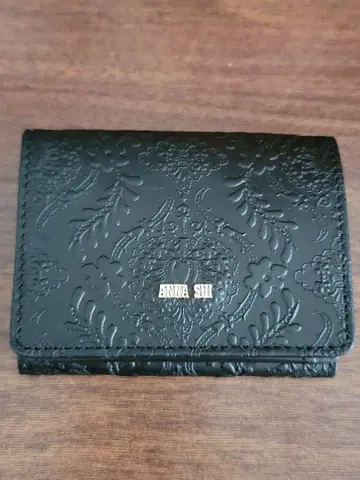 ANNA SUI 3단 폴더형 지갑 블랙