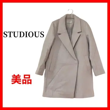 STUDIOUS 스테이디오스 롱 코트 멜톤 코트 B949