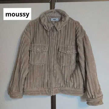 AZUL by moussy 베이지 플리스 자켓 M